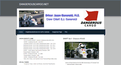 Desktop Screenshot of dangerouscargo.net
